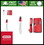 Oregon Chainsaw Sharpening File Kit 12 Pack Universal Gauges New. Price: $75.99.