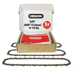 Oregon 3-PACK 3/8" Lp Pitch, .050" (1.3MM) Gauge, Chainsaw For 20" (50C... New. Price: $104.46.