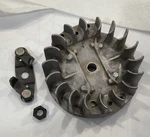Jonsered Flywheel Metal Silver Black For Chainsaw Model 2050 506 08 27-81 Set Used. Price: $23.11.