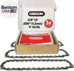 3-PACK Chainsaw 3/8" Lp Pitch, .050" (1.3 Mm) Gauge For 16" (40CM) Bar, 56 New. Price: $56.86.