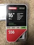 Oregon 16 Low-kickback S56 Saw Chain 2 Pack Sealed Free Shipping New. Price: $23.90.