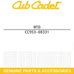 Mtd 953-08331 Short Block 42CC YD4200.8-31000 Craftsman Remington Rebel S205 New. Price: $114.30.