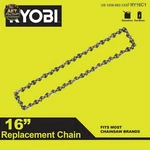 Ryobi 16" Replacement Chainsaw - 0.050" Gauge, 56 Links New. Price: $45.99.
