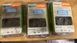 Stihl 26RM3-62 Oilomatic Rapid Micro Saw Chain 16" (36890050062) (lot Of 3) New. Price: $35.00.