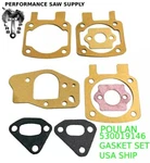 530019146 Gasket Set Fits Poulan 2700 2800 3000 3100 3300 3450 3500 3600 New. Price: $12.95.