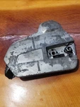 Used Husqvarna 555 Clutch Cover 5051992 W/ Chain Tensioner Oem Gray. Price: $49.99.