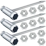 3PCS 13 X 19 Mm Chainsaw Wrench With 10 Sprocket Cover Bar Silver New. Price: $23.20.