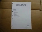 Stihl Bt 310 Auger Drill Attachment Parts Catalog List Manual 4/86 Good. Price: $6.85.