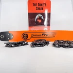 Gb Titanium 20" Bar + 3-PACK 3/8 Duke's Hard Chrome Chain Husqvarna Lar New. Price: $139.93.