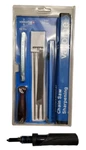 Vallorbe 3/16" Pro Chainsaw Sharpening Kit & Grease Gun .325 Pitch - Swiss Made New. Price: $31.95.
