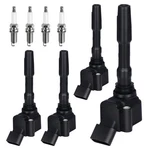 Ignition Coils Iridium Spark Plugs For Vw Jetta Passat Tiguan Audi A3 A4 UF765 New. Price: $42.22.
