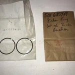 2 Husqvarna - Pistion Ring Part# 501685901 No Box Open. Price: $12.00.