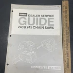 Homelite Jacobsen 240 245 Major Service Repair Shop Manual Good. Price: $49.95.