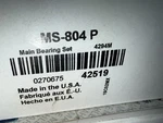 Engine Crankshaft Main Bearing Set Clevite MS-804P New. Price: $135.00.