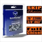 Holzfforma 76 Inch 3/8 .063 220DL Full Chisel Skip Saw Chain New. Price: $69.00.