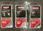 Oregon N51 Chainsaw Chain. 3 Pk. 12" Bar Fits Husq T540IXP. Free Shipping New. Price: $34.90.