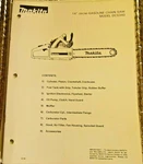 Makita Parts List Catalog 2-96 Gas Chainsaw 14 Inch Model DCS340 Free Shipping Used. Price: $12.00.