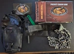 Sportsman Industries Pocket Chain Saw 36 Comes With Emergency Fire Starter Used. Price: $24.99.