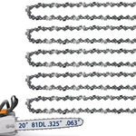 Pack 20 Inch Chainsaw Fit Stihl .325" Pitch .063" Gauge 81 Drive Links New. Price: $39.51.