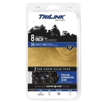 Trilink Saw Chain 8" - Drive 0.34" Gauge (2 Pack) Black New. Price: $13.95.
