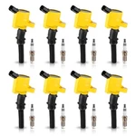 Ena Set 8 Yellow Ignition Coil Pack And Platinum Spark Plug Compatible With L... New. Price: $117.00.