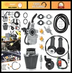 Holato PZ19 Carburetor Air Filter Throttle Handle Grips Cable For 50CC New. Price: $48.99.