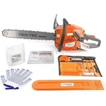 62CC Gasoline Chainsaw 20" Bar Powered Engine Wood Cutting. Price: $122.99.