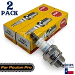 2 Pack Ngk Spark Plug - For Poulan Pro Pp 455 Chainsaw New. Price: $15.77.
