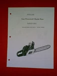 Poulan Chainsaw Model 245SA Parts Manual Very. Price: $5.00.