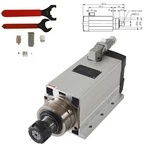 220V 4.5KW Square Spindle Motor With Flanged Collet Nut ER32 New. Price: $562.12.
