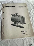 Homelite Self-priming Centrifugal Pump Model 20S11/21-A Part List Sales Manual Acceptable. Price: $23.62.