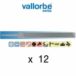12EA Glardon Vallorbe Swiss Flat Hand File 6"(150MM)LC10020-2362-6 New. Price: $72.00.