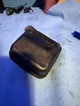 Jonsered 49SP Chainsaw Oem Muffler Assembly Part Used With Bolts. Price: $19.00.