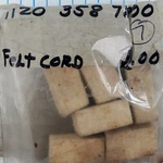 Stihl Felt Cord Oem Pn# 1120-358-7800 Fits BG60 BG61 (lot Of 5) Seller. Price: $12.00.
