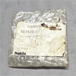Makita 187573-1 Oil Pump Complete UC3030A Chainsaw Plastic White Black Pack Open. Price: $50.00.