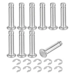 Uxcell 10SET M4X18MM 304 Stainless Steel Cylindrical Shaft Snap Ring New. Price: $9.03.