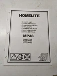 Homelite Parts List Book Catalog Manual Multi Saw MP38 UT05050 UT05055 18697 Used. Price: $12.28.