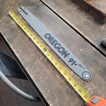 Oregon Double Guard 91 Low Kickback Chainsaw Nose Bar Tool Usa Used. Price: $18.00.