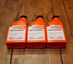 Stihl (3) 2.5 Gal High Performance 2-CYCLE Engine Oil 6.4 Fl Oz Genuine Oem New. Price: $18.00.