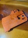 Husqvarna 51 55 Clutch Cover 5034932 Used Oem Orange Plastic. Price: $25.50.