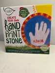 Brand New Creative Roots Create Your Own Hand Print Stone. Price: $7.00.