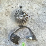 Poulan 2150 Chainsaw Oem Coil And Flywheel Used. Price: $13.50.