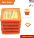 5-PACK Air Filter For Stihl 4180-141-0300 41801410300 KM91R KM131 FS89 FS91 FS11 New. Price: $22.99.