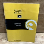 Vintage John Deere 51SV 55SV 65SV Chain Saws Operator's Manual OM-TY20760 C5 Good. Price: $24.74.