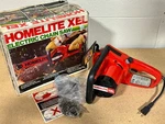 Nos Homelite (textron) Usa 14IN Electric Saw Xel W/ Box & Chain, Bar Open. Price: $261.24.
