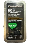 Powercare Pro GC72 Full Chisel 20 Saw Chain W/ Titanium Loop 7/32 File New. Price: $23.95.