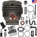 New 54MM Cylinder Piston &ring Kit Bearing Gaskets Oil Seals For Stihl 066 Br. Price: $42.98.