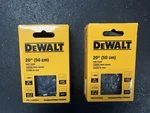 Lot Of 2-DEWALT 20" Saw Replacement Chain #DW01DT620 New+free Shipping!. Price: $39.99.