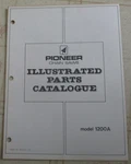Pioneer 1200A Chainsaw Parts Catalog Manual 430314 Original Used. Price: $12.00.