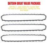 3PACK,12 Inch Chainsaw For Echo CS-315,CS-330EVL,CS-330MX4. 3/8".050" 45DL New. Price: $23.99.